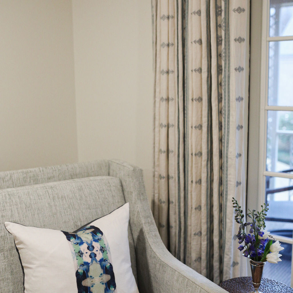 Geometric Navy & Sage - Truett Designs