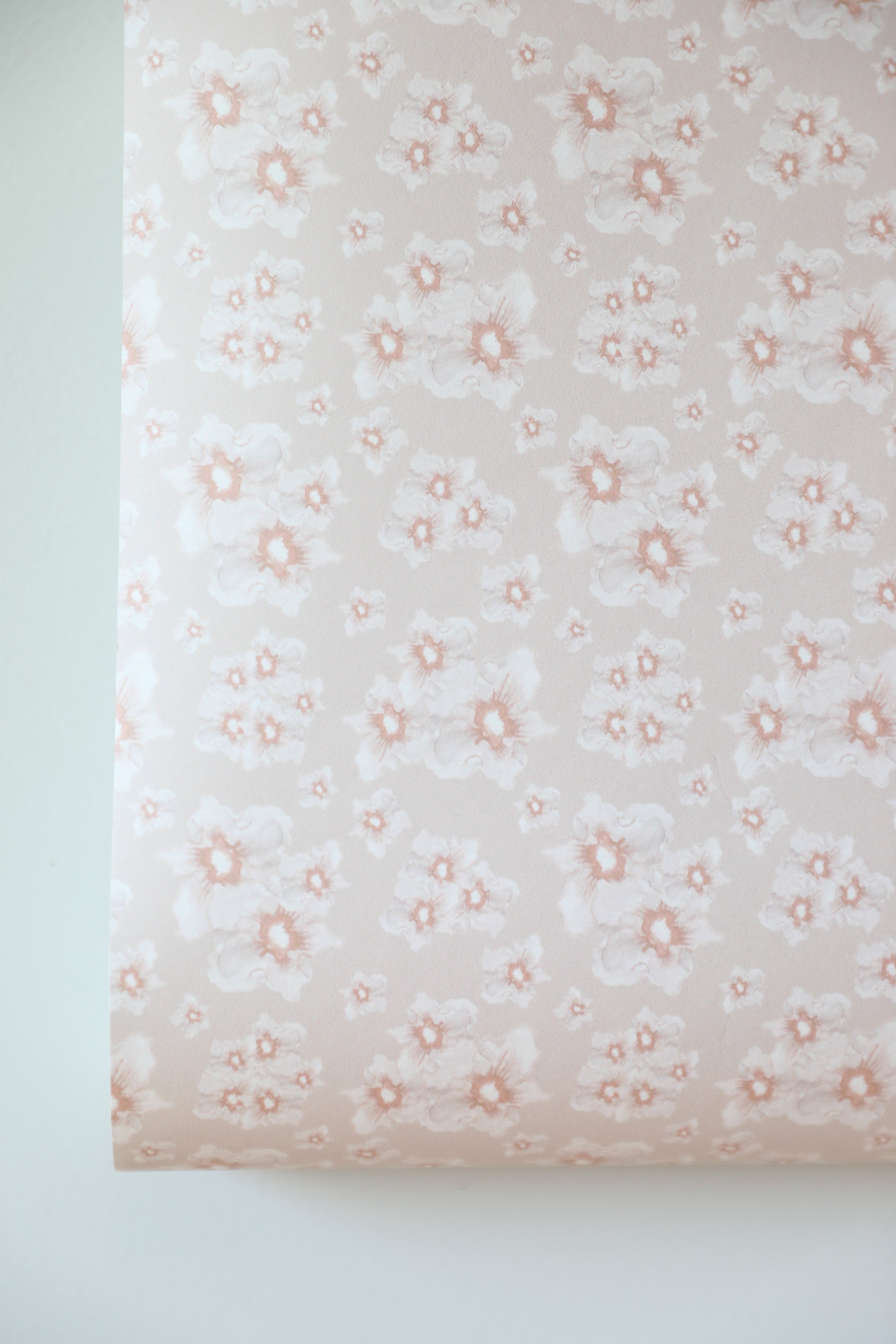Cottage Garden luxury wallpaper with a small-scale floral pattern inspired by traditional English gardens, ideal for custom interiors, refined bedrooms, charming powder rooms, tailored living spaces, and luxury residential design projects.