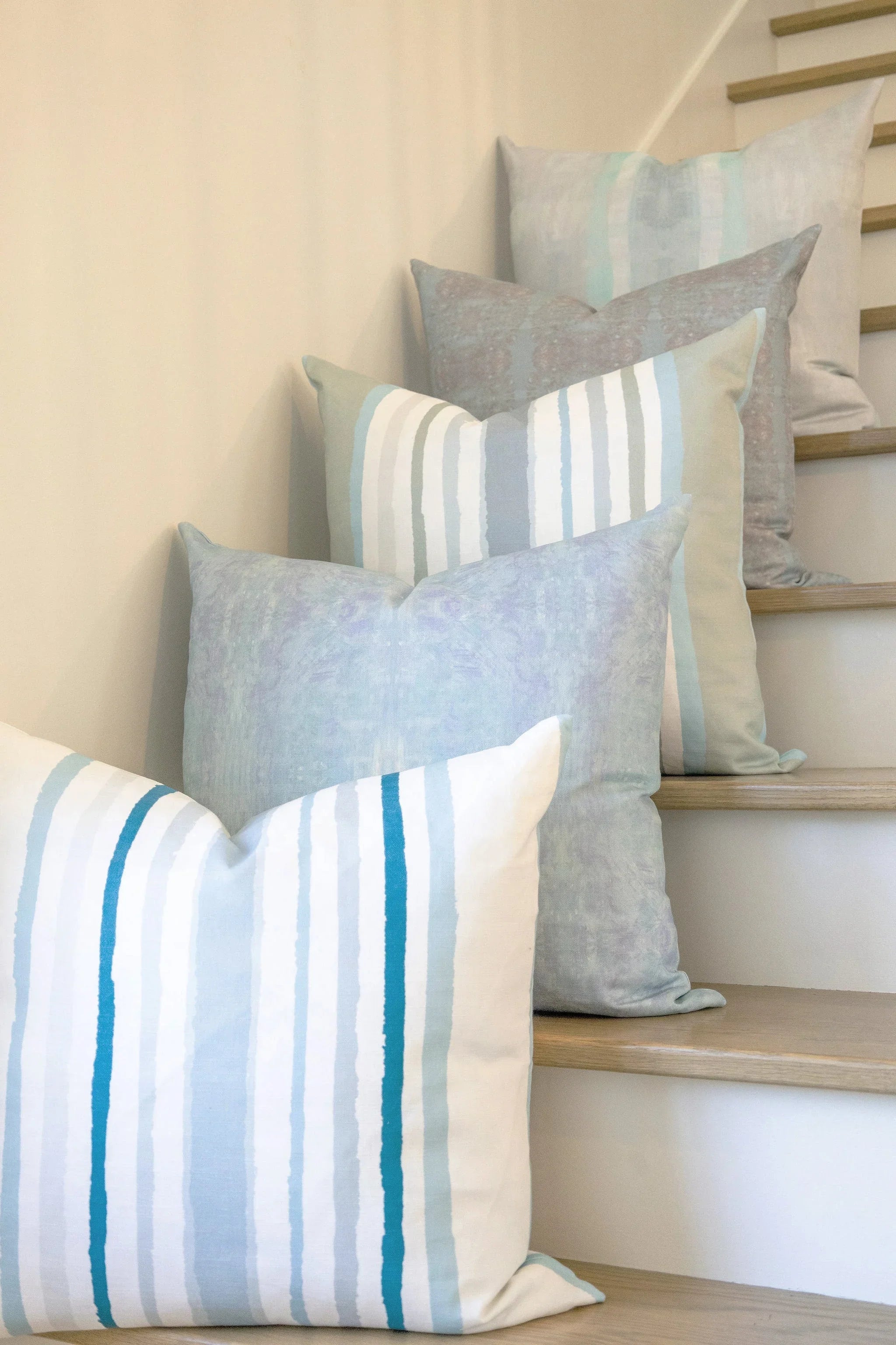 Luxury Blue Wallpaper, Fabric & Pillows