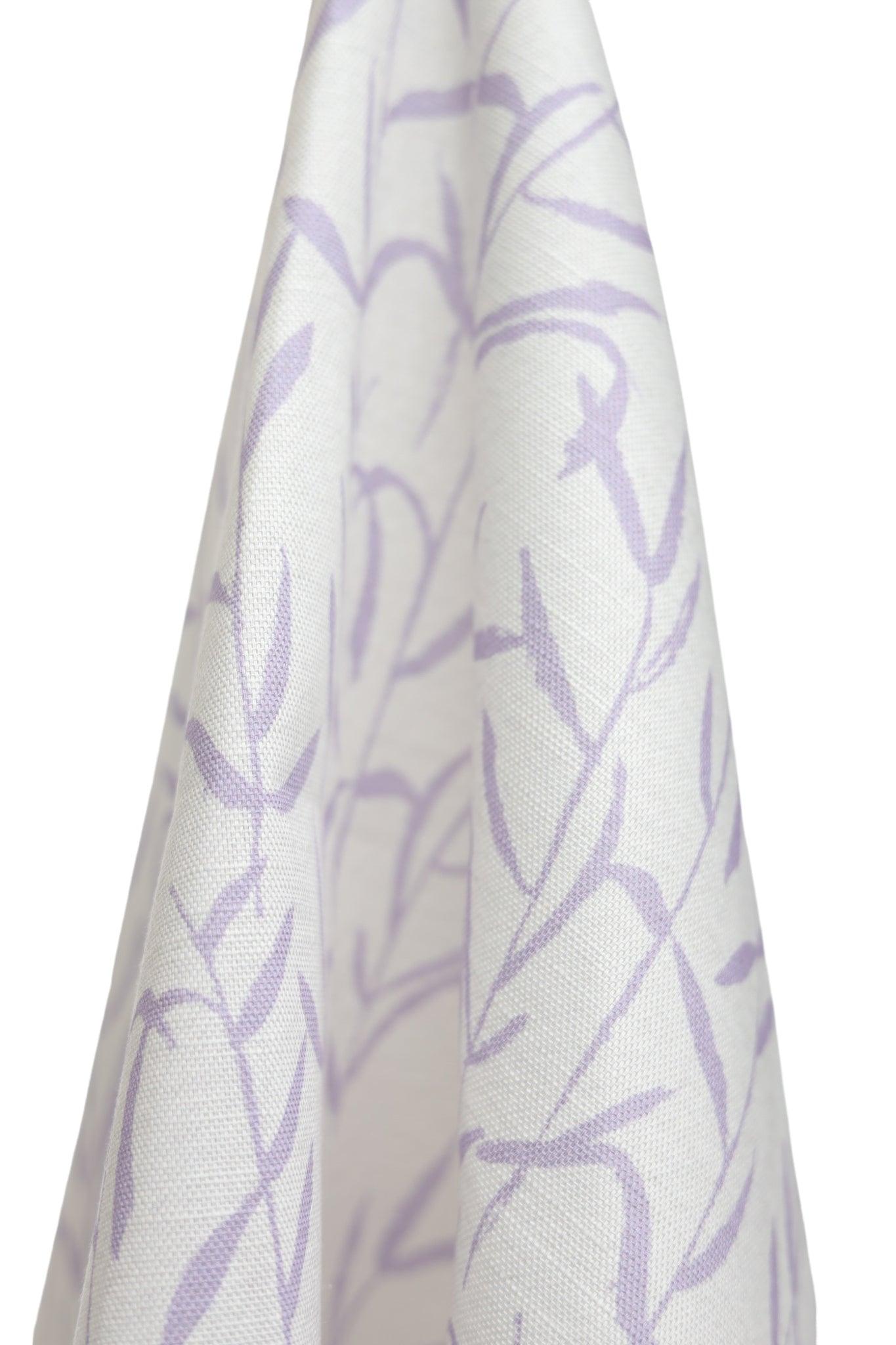 Botanic Hazy Lilac Luxury Fabric - Truett Designs