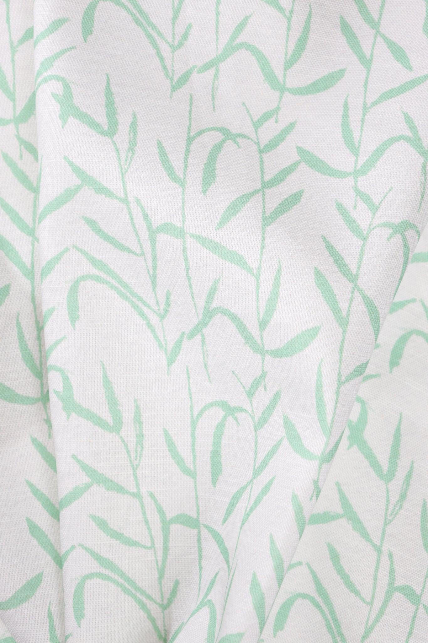 Botanic Mint Luxury Fabric - Truett Designs