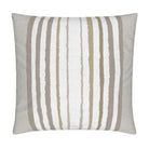 Brother Stripe in Neutrals Luxury Pillow by Truett Designs featuring an artistic stripe pattern in warm neutral tones. Handcrafted in England from sustainably printed luxury fabric, this designer decorative pillow adds structure, texture, and timeless elegance to sofas, beds, and accent chairs. A versatile favorite for interior designers, it pairs beautifully with florals, botanicals, grasscloth, natural linens, and tailored upholstery in luxury residential interiors.