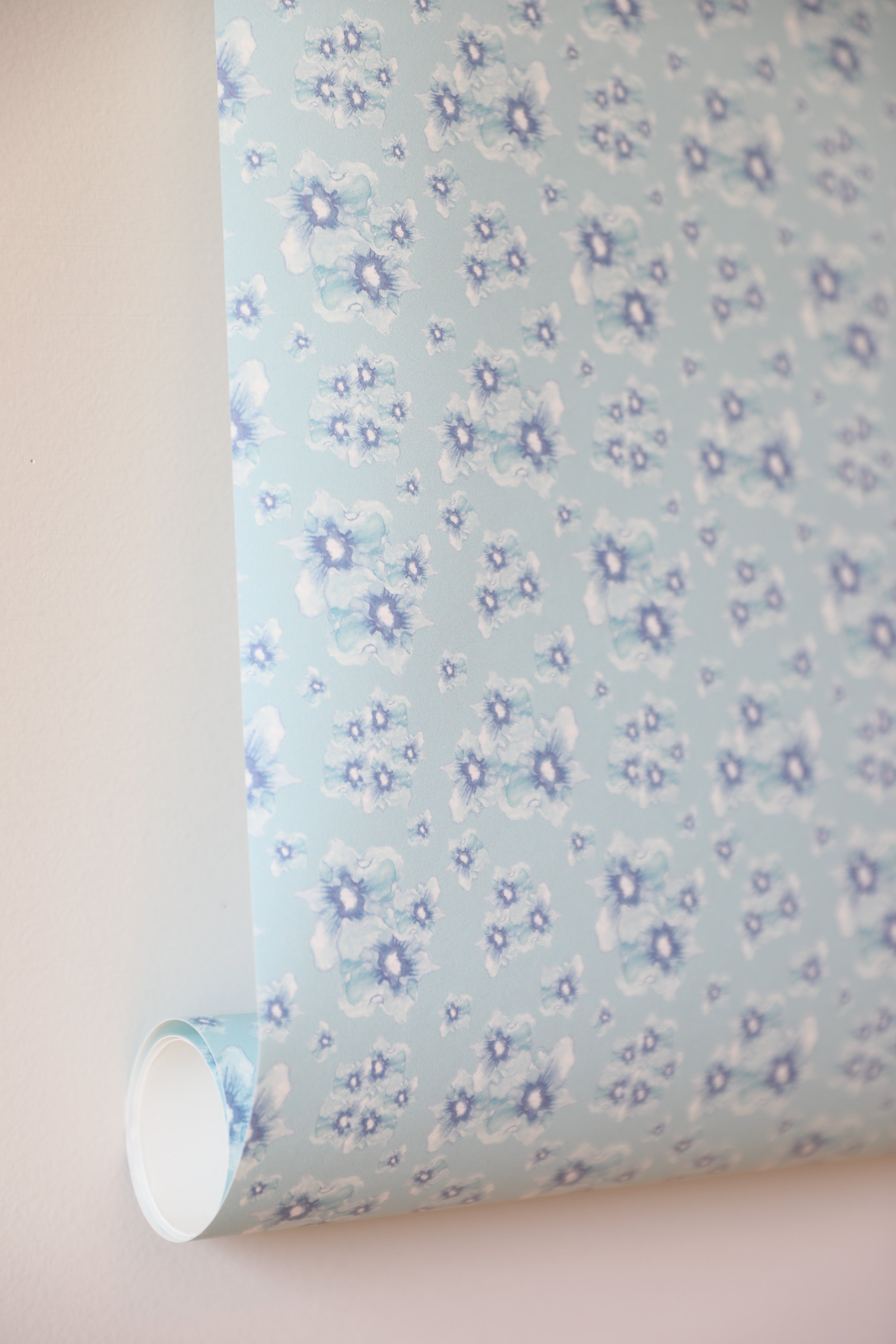 Cottage Garden luxury wallpaper with a small-scale floral pattern inspired by traditional English gardens, ideal for custom interiors, refined bedrooms, charming powder rooms, tailored living spaces, and luxury residential design projects.