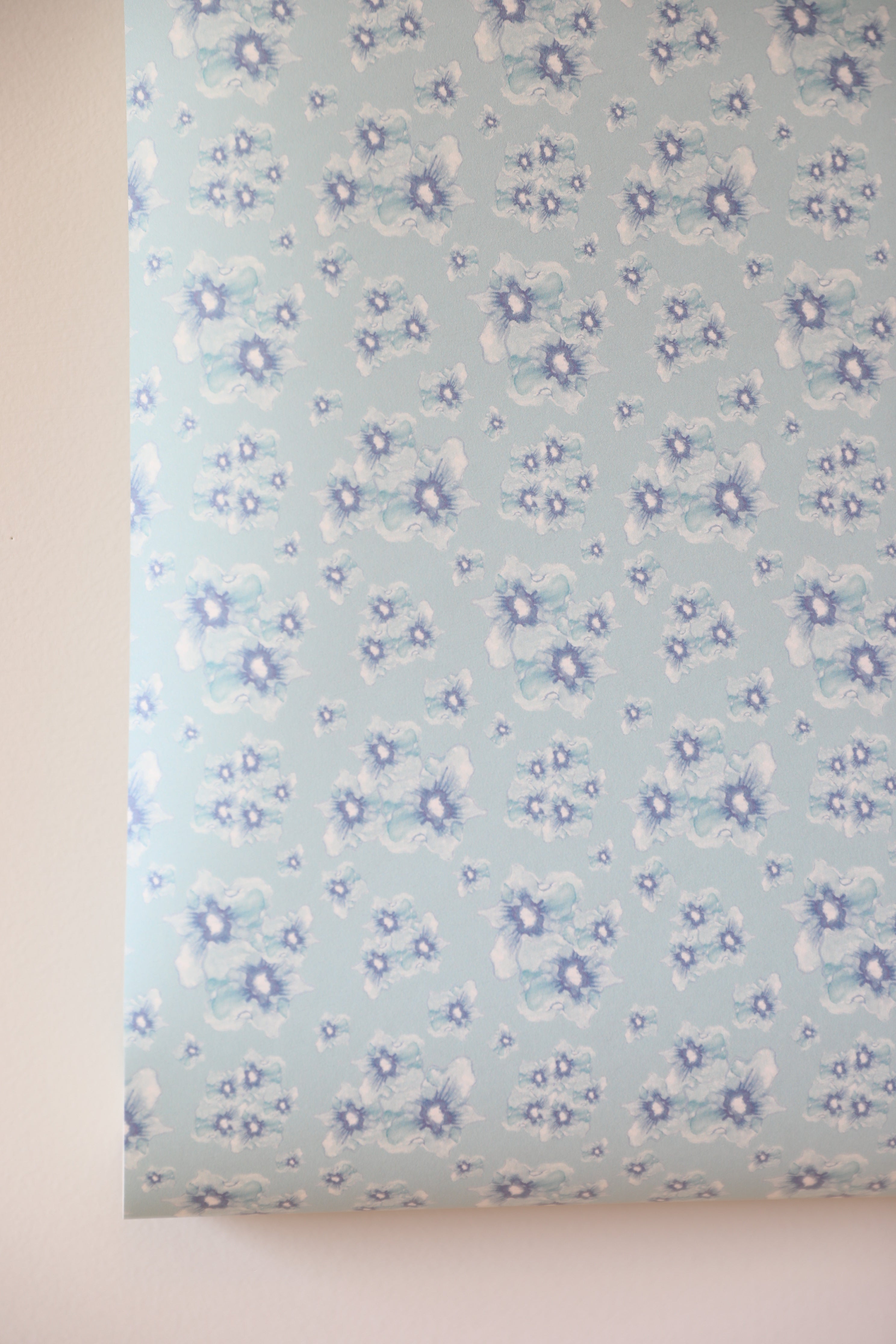 Cottage Garden luxury wallpaper with a small-scale floral pattern inspired by traditional English gardens, ideal for custom interiors, refined bedrooms, charming powder rooms, tailored living spaces, and luxury residential design projects.