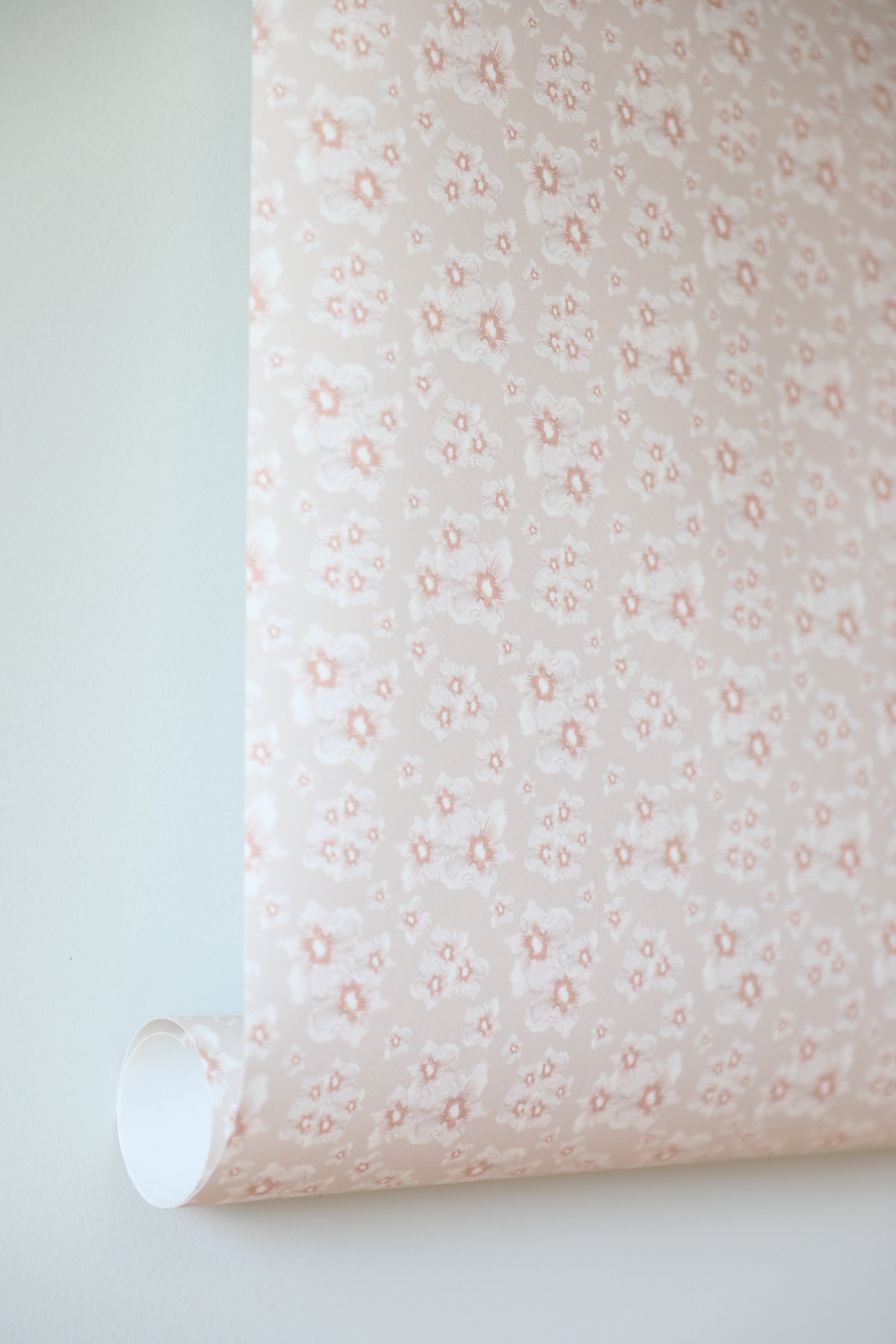 Cottage Garden luxury wallpaper with a small-scale floral pattern inspired by traditional English gardens, ideal for custom interiors, refined bedrooms, charming powder rooms, tailored living spaces, and luxury residential design projects.