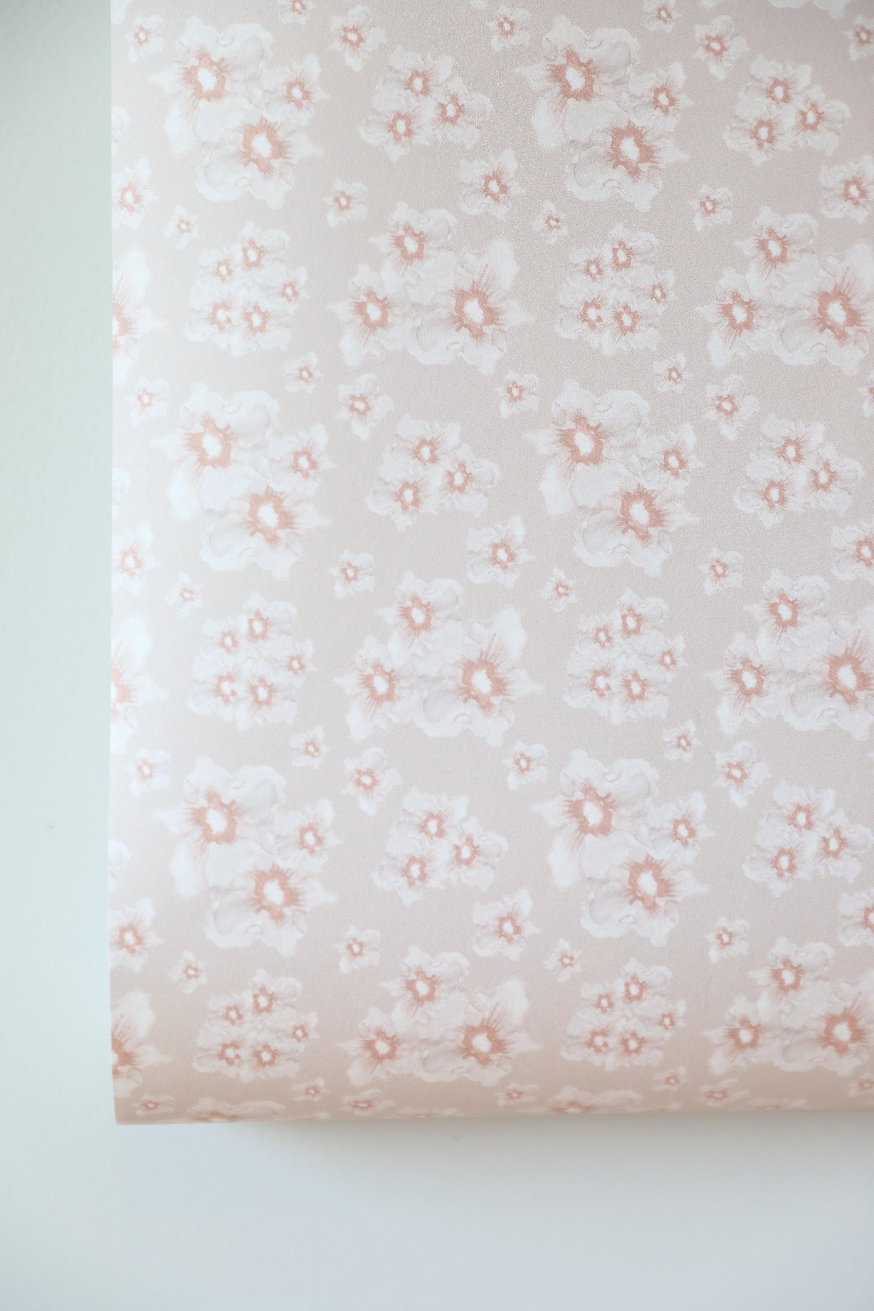 Cottage Garden luxury wallpaper with a small-scale floral pattern inspired by traditional English gardens, ideal for custom interiors, refined bedrooms, charming powder rooms, tailored living spaces, and luxury residential design projects.