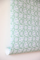 Cottage Garden luxury wallpaper with a small-scale floral pattern inspired by traditional English gardens, ideal for custom interiors, refined bedrooms, charming powder rooms, tailored living spaces, and luxury residential design projects.