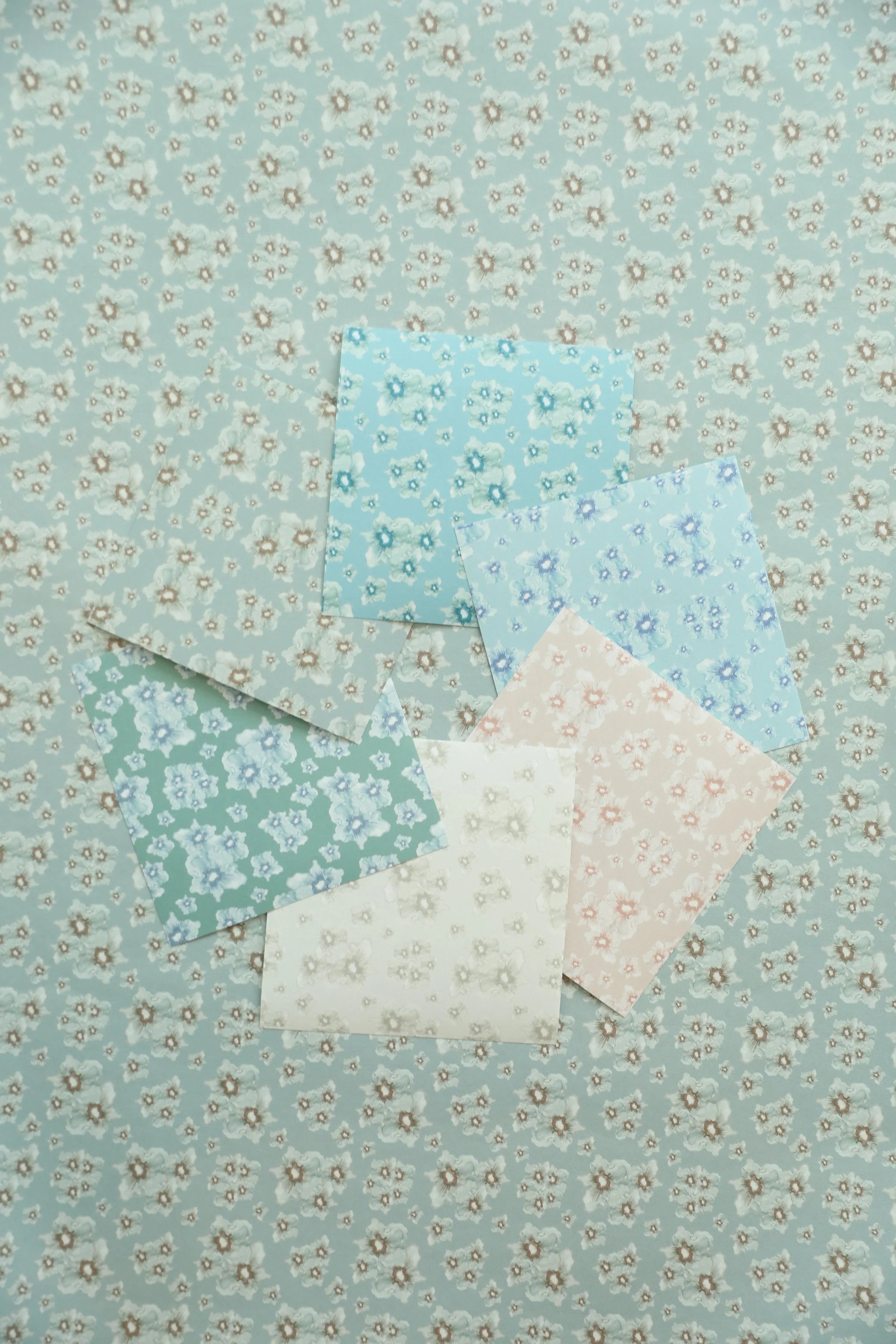Cottage Garden luxury wallpaper with a small-scale floral pattern inspired by traditional English gardens, ideal for custom interiors, refined bedrooms, charming powder rooms, tailored living spaces, and luxury residential design projects.